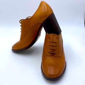 Patricia Nash Italian leather booties heeled Italian leather shoes